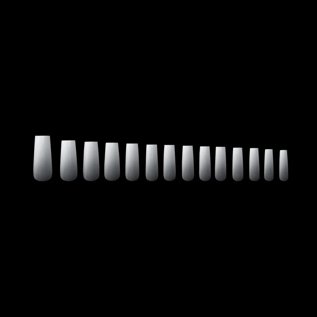 Aprés - Ombré Gel-X® Sculpted Square Long Tip Box of Tips - (14 sizes, 210pcs) - Level Up Beauty Supply