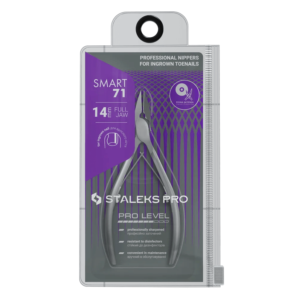 STALEKS Ingrown Toenail Nippers Smart 71, 14mm - Level Up Beauty Supply