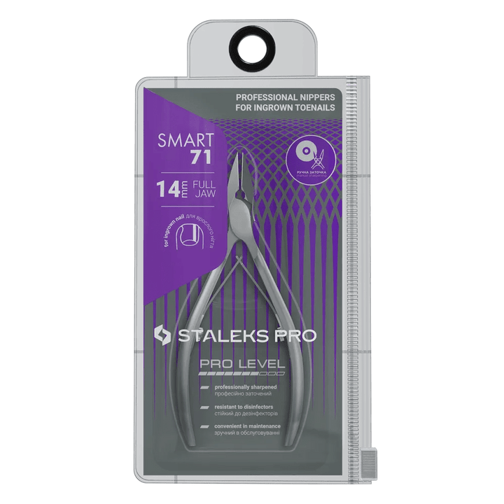 STALEKS Ingrown Toenail Nippers Smart 71, 14mm - Level Up Beauty Supply