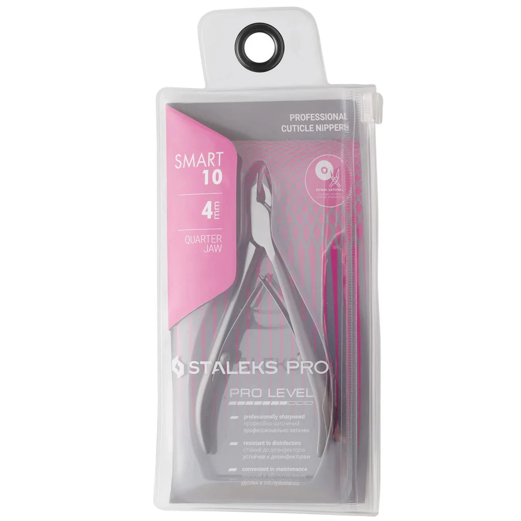 STALEKS PRO Cuticle Nippers SMART 10 4 mm - Level Up Beauty Supply