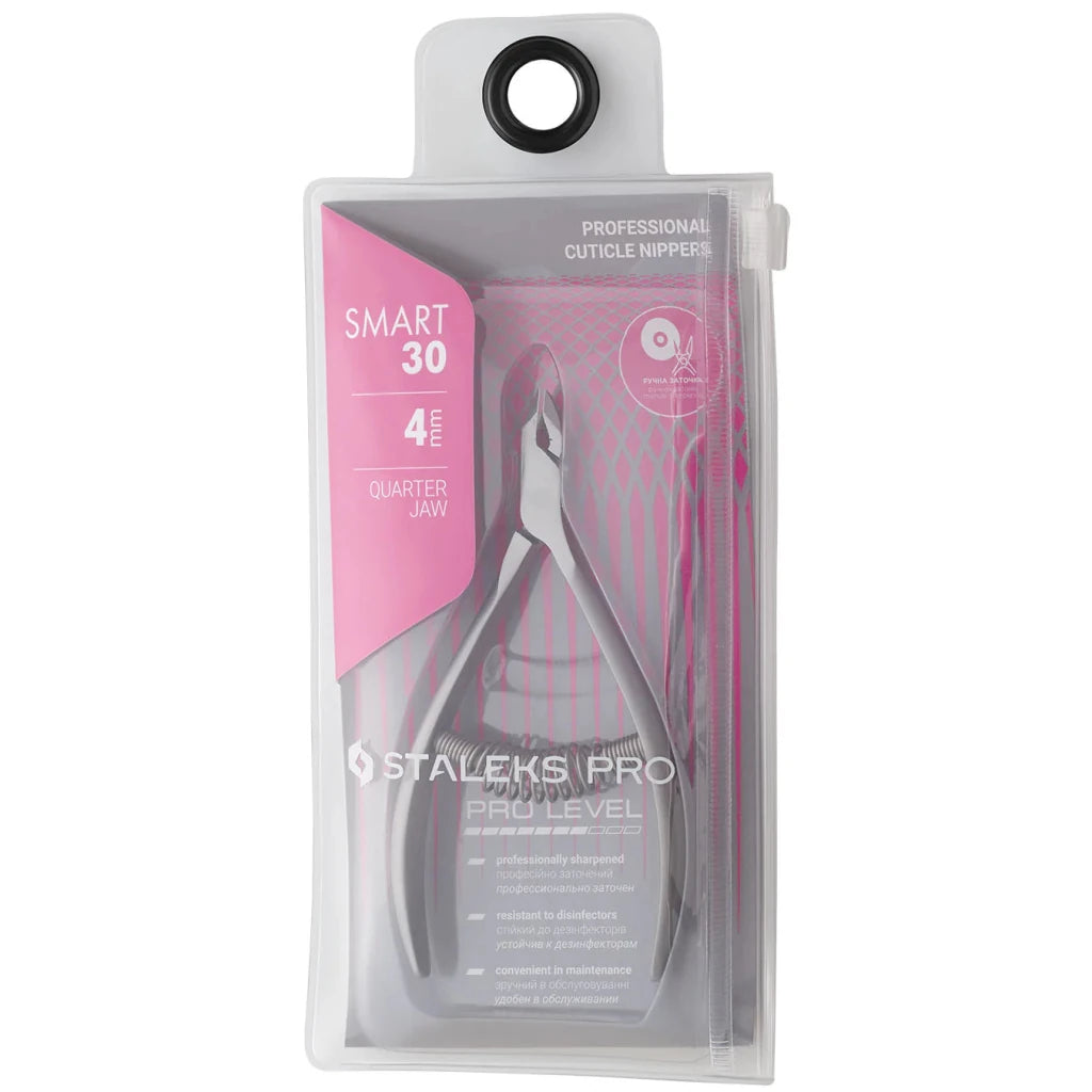 STALEKS PRO Cuticle Nippers SMART 30 4 mm - Level Up Beauty Supply