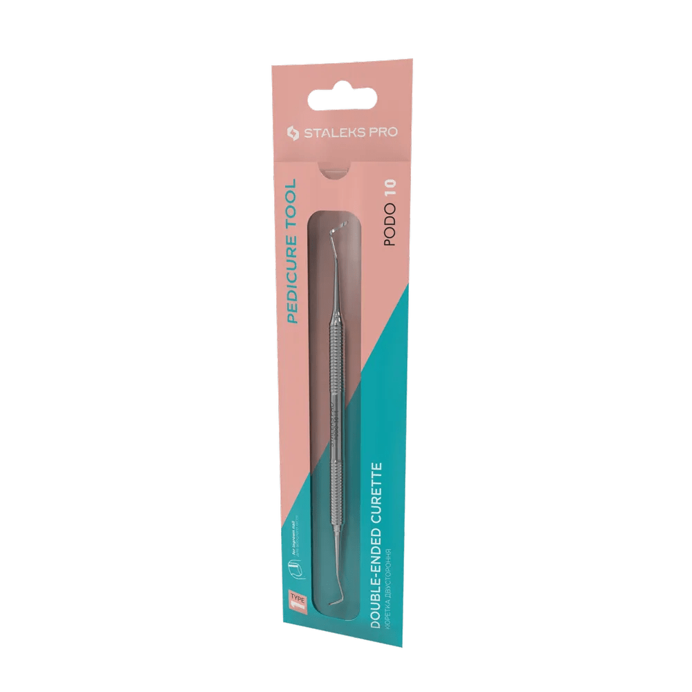 STALEKS PRO PODO 10 TYPE 1 Podology curette (double - ended curette) - Level Up Beauty Supply