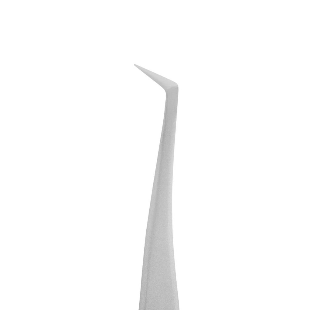 STALEKS Professional Eyelash Tweezers EXPERT 40 TYPE 12 (L - shaped, 65&