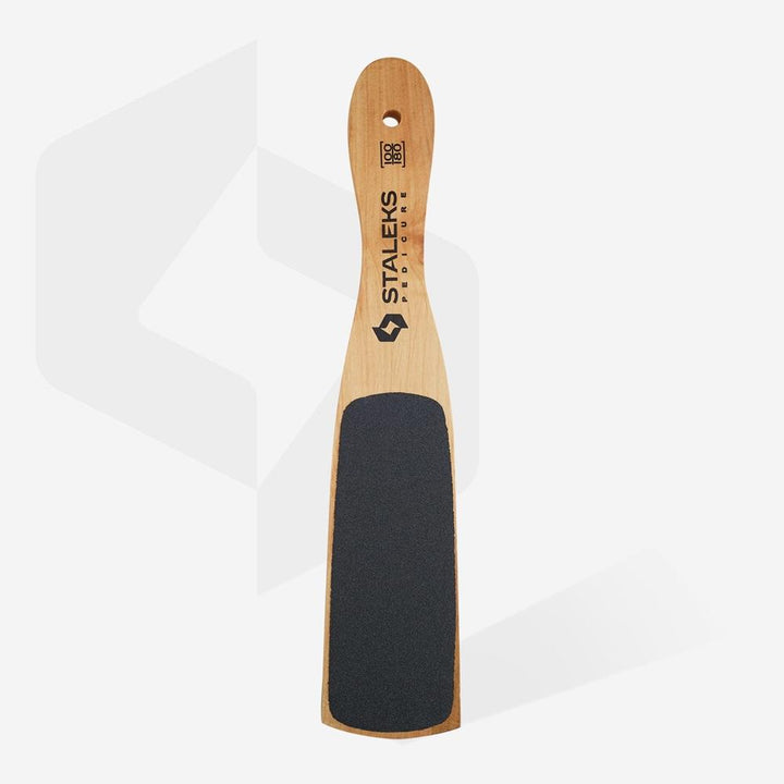STALEKS Wooden Foot File Beauty&amp;Care 10 Type 2 (100/180 grit) - Level Up Beauty Supply