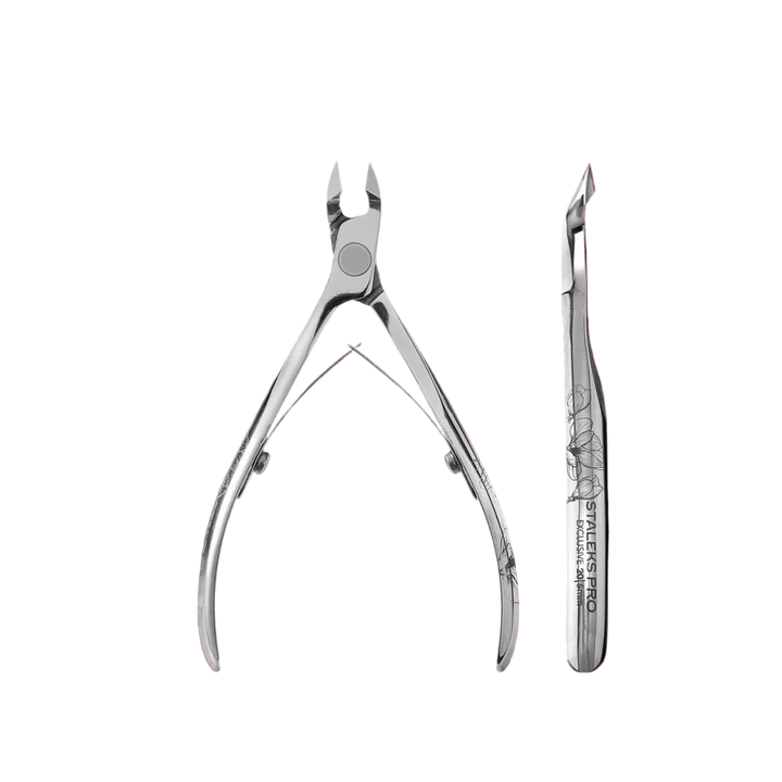 STALEKS PRO Cuticle nippers EXCLUSIVE 20 5 mm (Magnolia) - Level Up Beauty Supply
