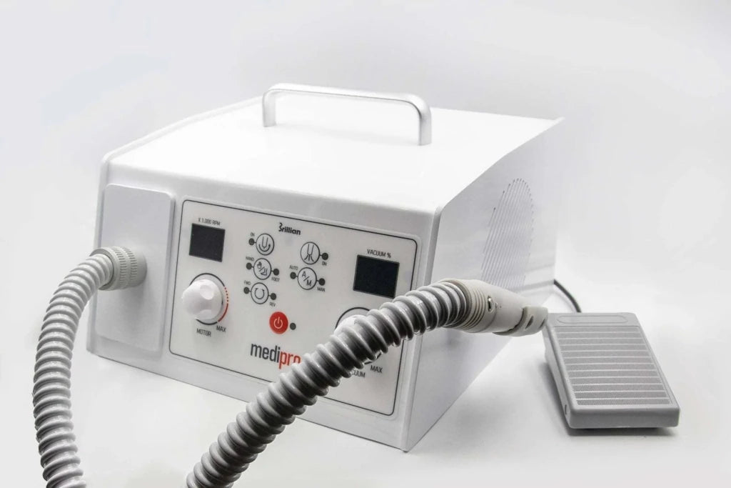 Saeshin MediPro Vacuum Premium Pedicure Drill with HMD03 Brushless handpiece (Available by request) - Level Up Beauty Supply