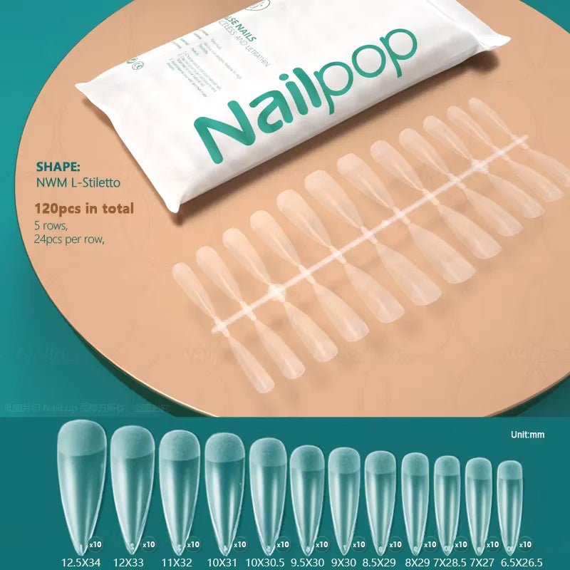 Soft Gel Tips (Matte) - Level Up Beauty Supply