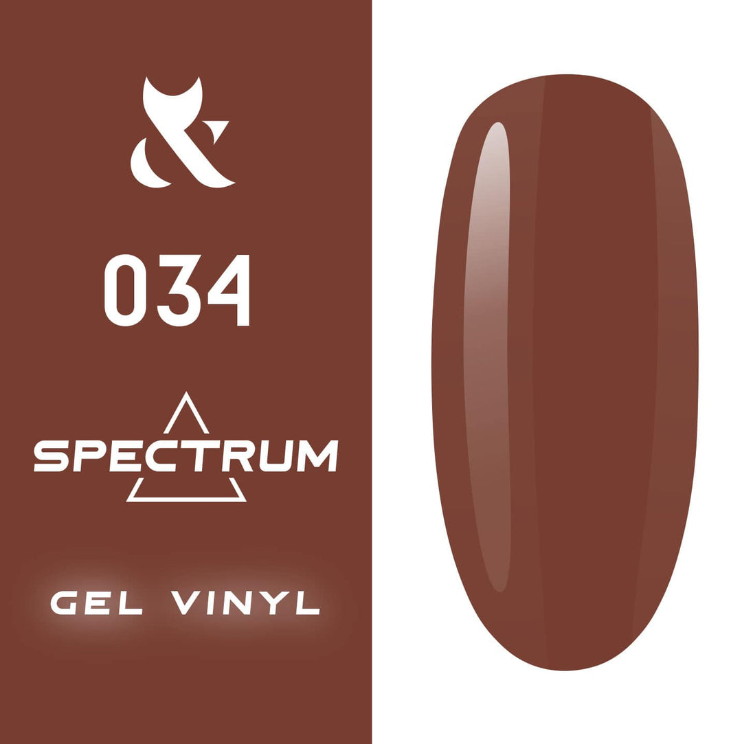 F.O.X gel-polish gold Spectrum 034 - Level Up Beauty Supply
