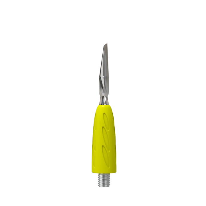 Staleks Interchangeable Attachment Combo UNIQ 16 rounded narrow pusher (yellow) - Level Up Beauty Supply