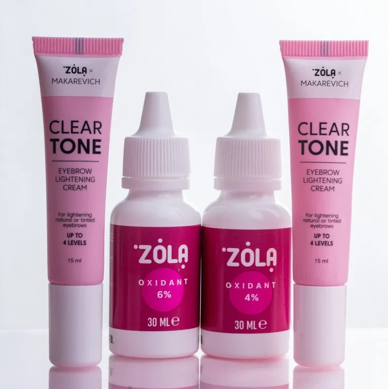 ZOLA x Makarevich Eyebrow lightening cream CLEAR TONE 15ml - Level Up Beauty Supply