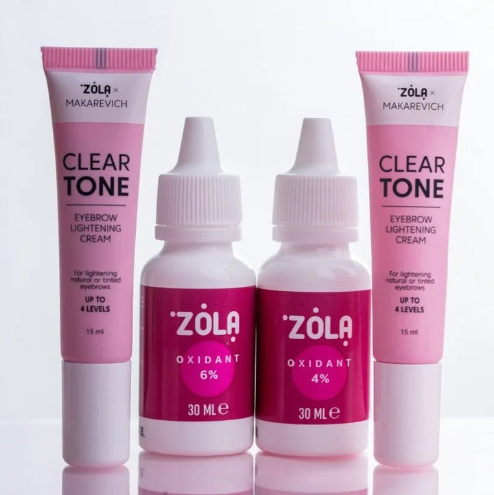 ZOLA x Makarevich Eyebrow lightening cream CLEAR TONE 15ml - Level Up Beauty Supply