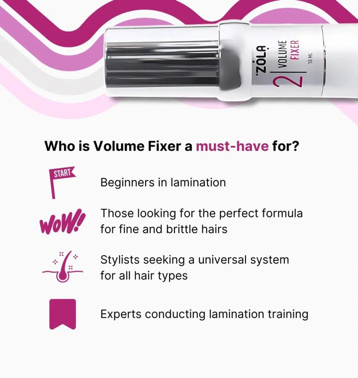 ZOLA Laminating compound 02 Volume Fixer (Silver) 10 ml - Level Up Beauty Supply