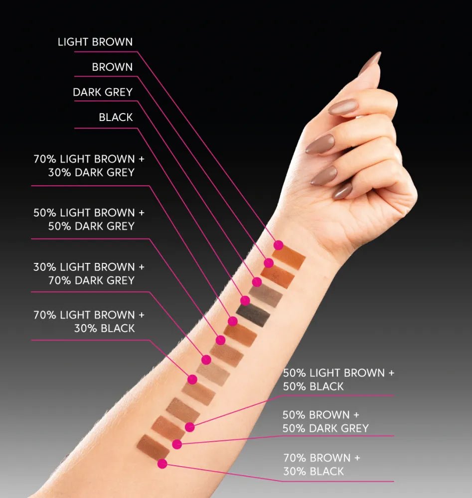 ZOLA Tint for eyebrows and eyelashes TATTOO TINT Light Brown 15 ml - Level Up Beauty Supply