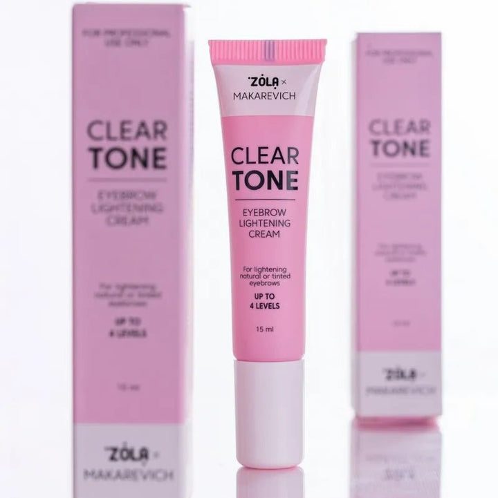 ZOLA x Makarevich Eyebrow lightening cream CLEAR TONE 15ml - Level Up Beauty Supply