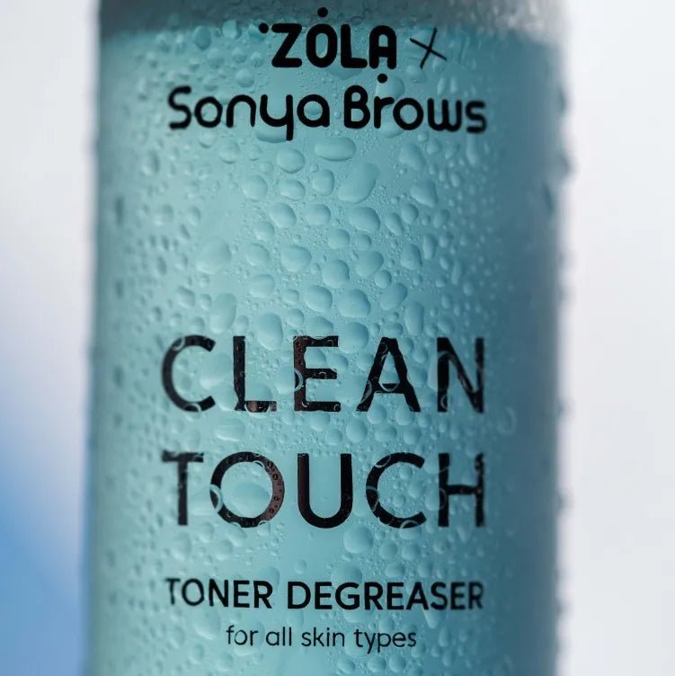 ZOLA x Sonya Brows Clean Touch Eyebrow and Eyelash Toner &amp; Degreaser 150ml - Level Up Beauty Supply