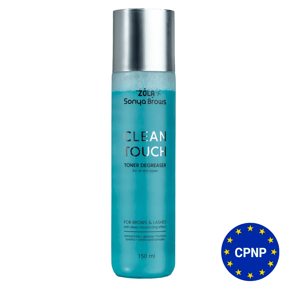 ZOLA x Sonya Brows Clean Touch Eyebrow and Eyelash Toner &amp; Degreaser 150ml - Level Up Beauty Supply
