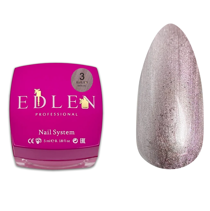 Edlen - Metal Gel Paint 03, 5 ml - Level Up Beauty Supply