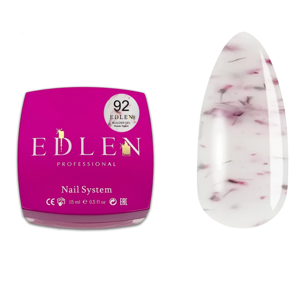 EDLEN - Flower Builder Gel Yogurt 92 - Level Up Beauty Supply