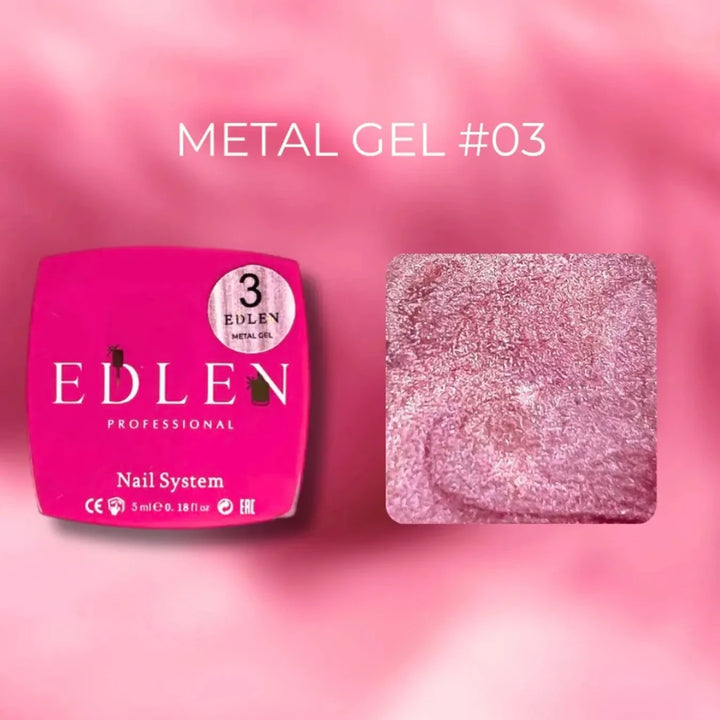 Edlen - Metal Gel Paint 03, 5 ml - Level Up Beauty Supply