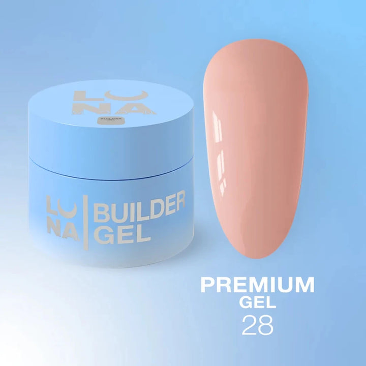 LUNAmoon Builder Gel Premium 28 - Level Up Beauty Supply