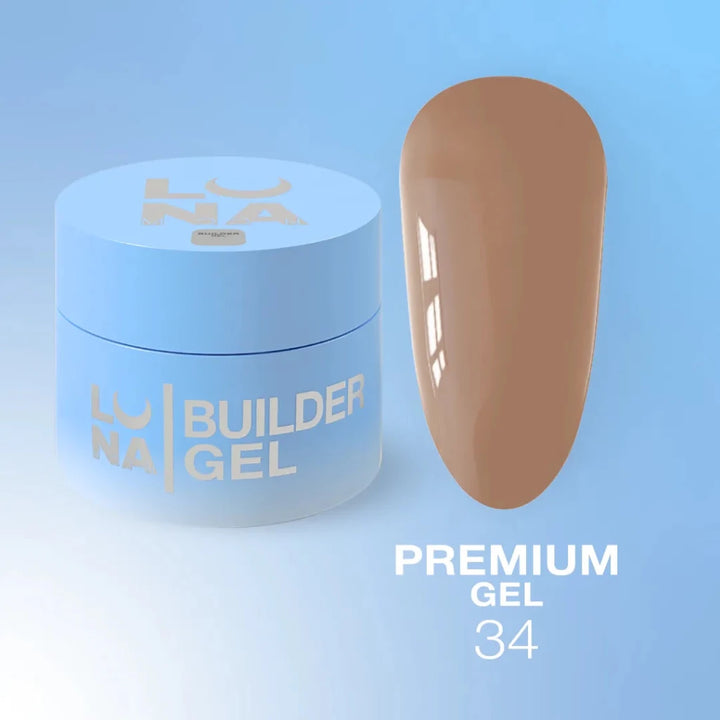 LUNAmoon Builder Gel Premium 34 - Level Up Beauty Supply