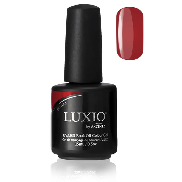 Luxio Colour gel - JELLI RED 15ml/.5oz - Level Up Beauty Supply